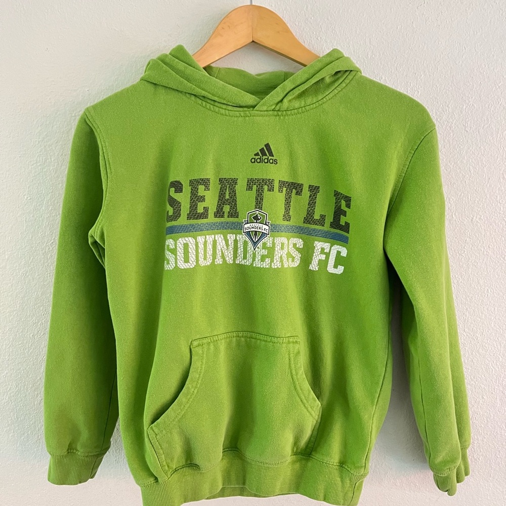 Seattle Sounders Adidas Green Outerwear Hoodie